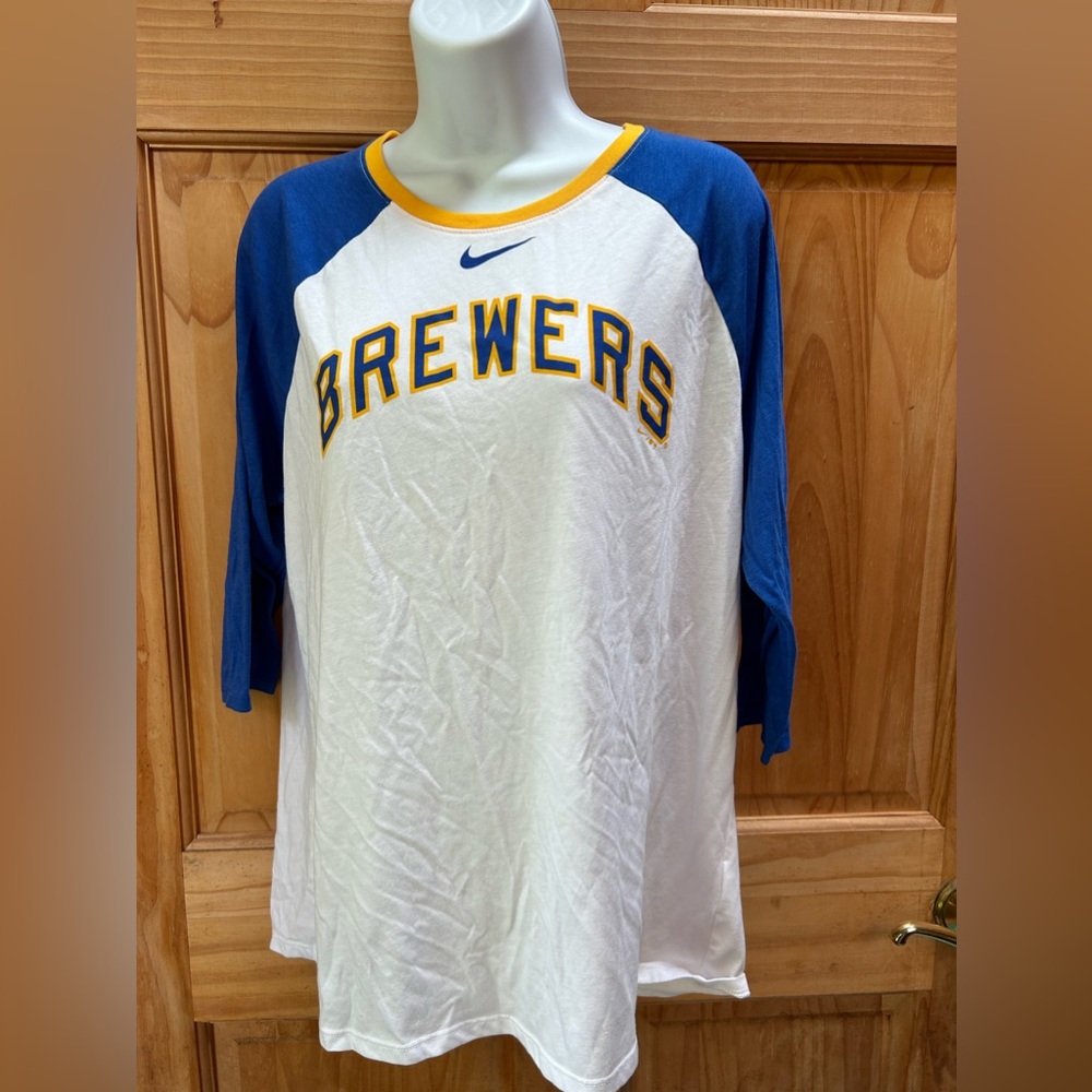 Men’s 3/4th sleeve Brewers shirt